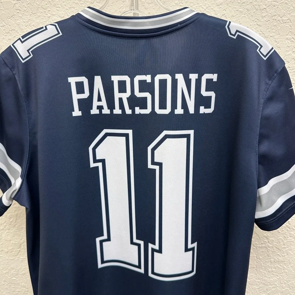 Nike Dallas Cowboys Micah Parsons 11 Navy Blue NFL Jersey Womens L